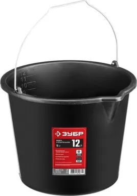 Купить Ведро пластмассовое, 12 л, Зубр в интернет-магазине Akvilon.kz