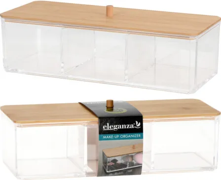 Купить Косметическая ёмкость с крышкой, 23x9,5x6,5 см, Koopman в интернет-магазине Akvilon.kz