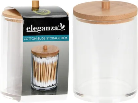 Купить Косметическая ёмкость с крышкой, 7x7x10,5 см, Koopman в интернет-магазине Akvilon.kz