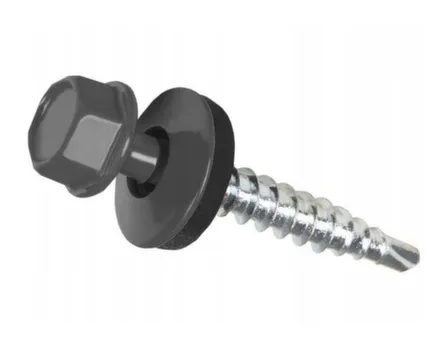 Купить Саморез кровельный 4,8x50 графит RAL 7024, MSA в интернет-магазине Akvilon.kz