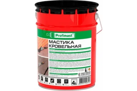 Купить Мастика кровельная, 5 л / 4,5 кг, Profimast в интернет-магазине Akvilon.kz
