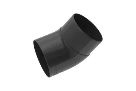 Купить Колено трубы, 45º, ПВХ, графит, АльтаПрофиль в интернет-магазине Akvilon.kz