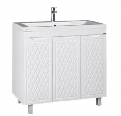 Купить Тумба 3D без ящика под умывальник Andrea/Alice 90 см, Домино в интернет-магазине Akvilon.kz