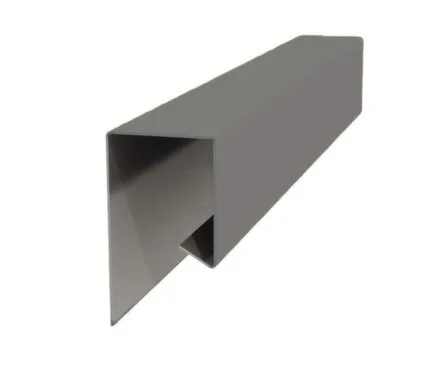Купить Планка завершающая сложная 30x25x2000 мм темно серый в интернет-магазине Akvilon.kz