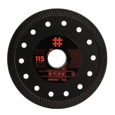 Купить Диск алмазный 115x22,23x1,1 мм, сегмент 10 мм, чёрный Shijing в интернет-магазине Akvilon.kz