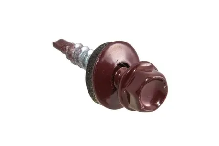 Купить Саморезы кровельные с буром 5,5x19 (кирпич. красный 70 шт), Стройбат в интернет-магазине Akvilon.kz