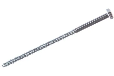 Купить Болт сантехнический DIN 571 6x120 (белый цинк 2 шт), Стройбат в интернет-магазине Akvilon.kz