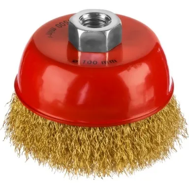 Купить Щетка для УШМ 100 мм, "Чашка", Mirax в интернет-магазине Akvilon.kz