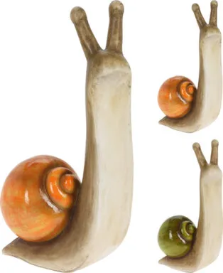 Купить Статуэтка садовая Улитка, 23,5x15x44 см, в ассортименте, Koopman в интернет-магазине Akvilon.kz