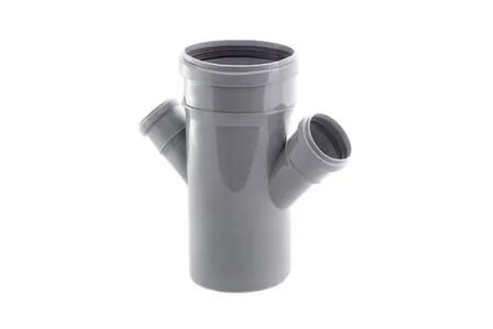Купить Крестовина косая для внутренней канализации d 110/50/50 мм, РТП в интернет-магазине Akvilon.kz