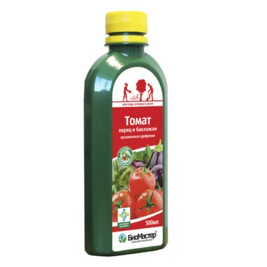 Купить Комплексное удобрение Томат, перец и баклажан, 0,5 л, БиоМастер в интернет-магазине Akvilon.kz