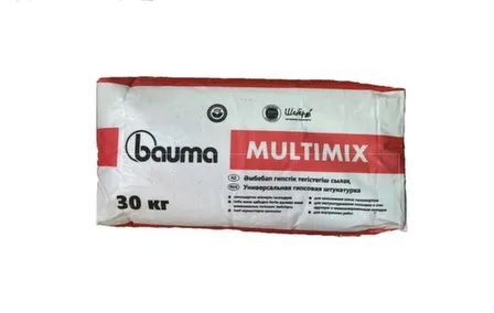 Купить Штукатурка Bauma Multimix гипсовая 30 кг в интернет-магазине Akvilon.kz