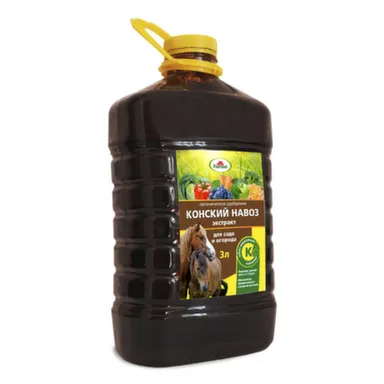 Купить Удобрение органическое Экстракт конского навоза, 3 л, Florizel в интернет-магазине Akvilon.kz