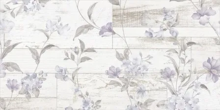 Купить Вставка Сан-Ремо 1 белый 25x50 см, Beryoza Ceramica в интернет-магазине Akvilon.kz