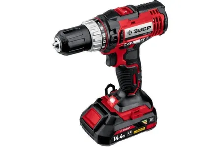 Купить Аккумуляторный шуруповерт 14,4 В, (2 АКБ кейс), Зубр в интернет-магазине Akvilon.kz