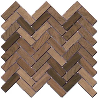Вставка Селект Вуд бежевый темный мозаичный 33x33 см, Kerama Marazzi в интернет-магазине Akvilon.kz