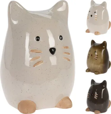 Купить Статуэтка Кошка, фарфор, 14,3x14,5x20,5 см, в ассортименте, Koopman в интернет-магазине Akvilon.kz