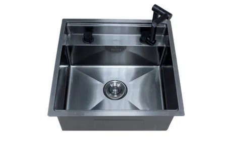 Купить Мойка из нержавеющей стали 500x500 мм графит в интернет-магазине Akvilon.kz