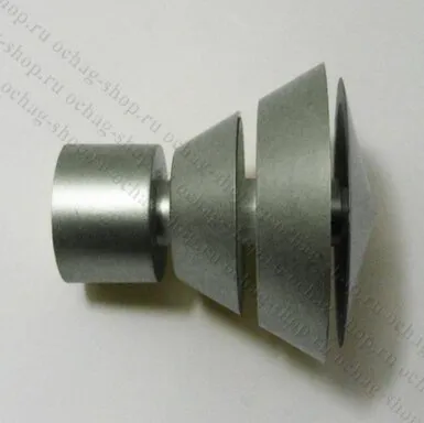 Купить Наконечник ГОА серебро матовый D28 (1шт) в интернет-магазине Akvilon.kz
