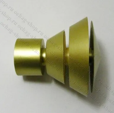 Купить Наконечник ГОА золото матовый D28 (1шт) в интернет-магазине Akvilon.kz