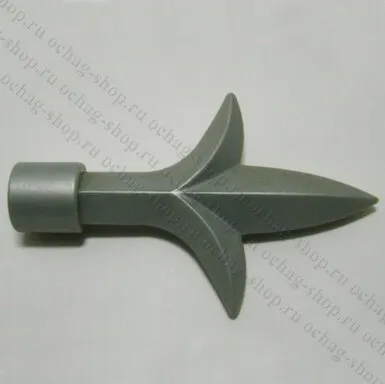 Купить Наконечник ФЕРРО серебро матовый D16 (2шт) в интернет-магазине Akvilon.kz