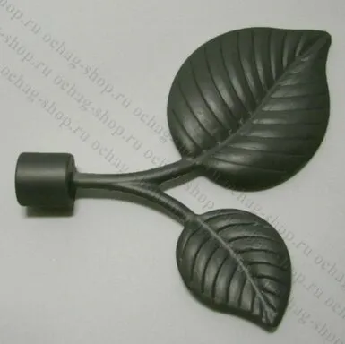 Купить Наконечник ГРАЗ антрацит D16 (2шт) в интернет-магазине Akvilon.kz