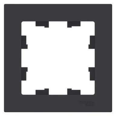 Купить Рамка 1-местная,серия AtlasDesign карбон в интернет-магазине Akvilon.kz