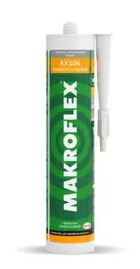 Купить Герметик силиконовый универсальный MAKROFLEX Белый в интернет-магазине Akvilon.kz