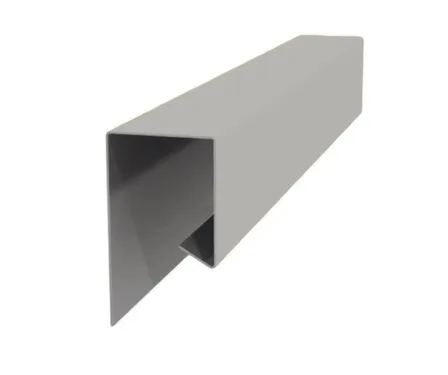 Купить Планка завершающая сложная 30x25x2000мм серая МП в интернет-магазине Akvilon.kz