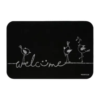 Купить Коврик придверный Welcome, птицы, 40x60 см, Vortex в интернет-магазине Akvilon.kz