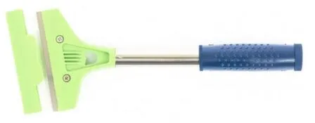 Купить Скребок, фиксированное лезвие, 100 мм, металлическая обрезиненная ручка, 300 мм Сибртех в интернет-магазине Akvilon.kz