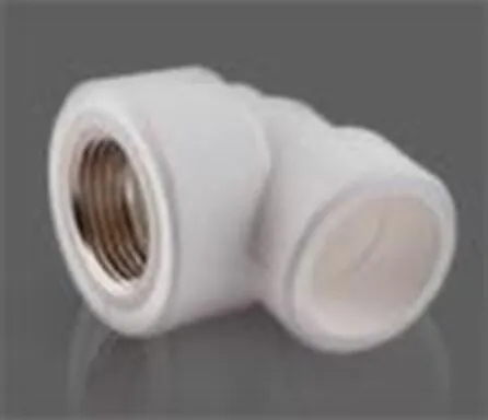 Купить Угол полипропиленовый 90° ВР 25x1/2" белый в интернет-магазине Akvilon.kz