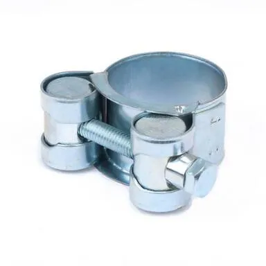 Купить Хомут шарнирный 23-25 мм, белый цинк, 2 шт, Стройбат в интернет-магазине Akvilon.kz