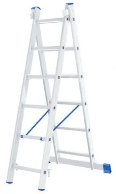 Купить Лестница двухсекционная 2x6 (высота 3 м) Сибртех в интернет-магазине Akvilon.kz