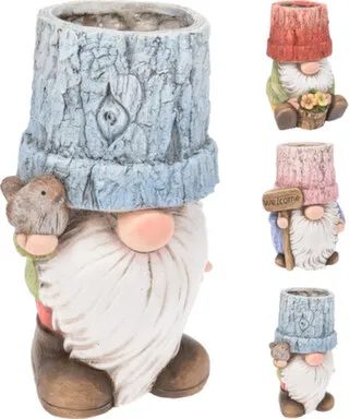 Купить Горшок садовый Гном, 23x20,5x32 см, в ассортименте, Koopman в интернет-магазине Akvilon.kz