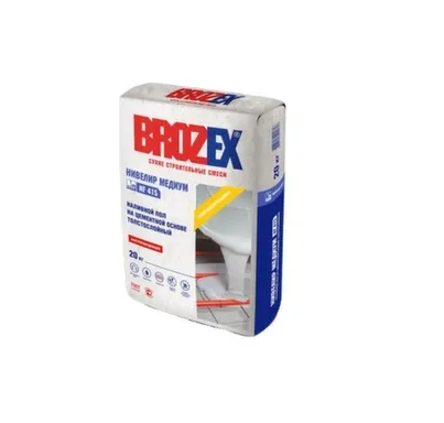 Купить Пол наливной на цементной основе Нивелир Медиум NF 415, 20 кг, Brozex в интернет-магазине Akvilon.kz