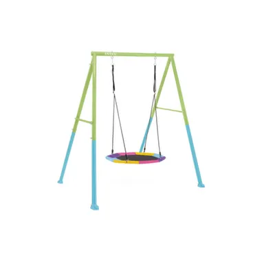 Купить Качели детские, Сталь/винил, Сиденье типа гнездо(до 100кг) 203x254x211см, INTEX в интернет-магазине Akvilon.kz