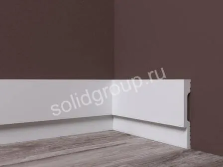 Купить Плинтус- наличник 80x14x2000мм UHD Polymer, Solid в интернет-магазине Akvilon.kz
