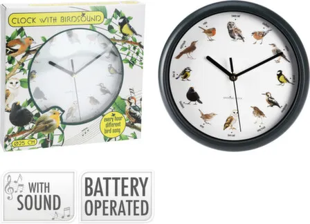 Купить Часы настенные со звуком, D-25 см, Koopman в интернет-магазине Akvilon.kz