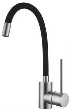 Купить Смеситель для кухни с гибким изливом DA 3-4-D, черный, Daiva в интернет-магазине Akvilon.kz