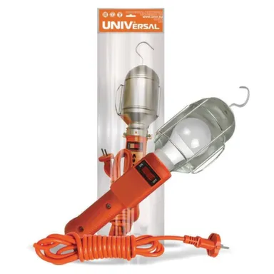 Купить Светильник переносной ПВС 2x0,75 с выключателем 5м 220В UNIVersal 966U-0105 в интернет-магазине Akvilon.kz