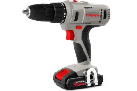 Купить Аккумуляторный шуруповерт 18 В, (2 АКБ кейс), Crown в интернет-магазине Akvilon.kz