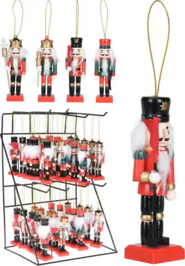 Купить Декорация подвесная Щелкунчик длина 10см в асс, Koopman в интернет-магазине Akvilon.kz