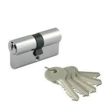 Купить Цилиндровый механизм симметричный Л-70 35-35 мм хром, Нора-М в интернет-магазине Akvilon.kz