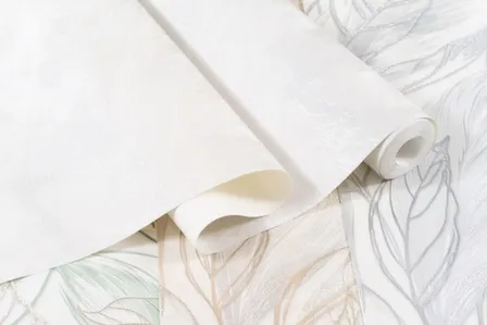 Купить Обои виниловые на флизелиновой основе Хлоя, база, серый светлый, 1,06x10 м, Артекс в интернет-магазине Akvilon.kz