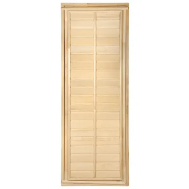 Купить Дверь глухая с коробом для бани и сауны 1900x700 мм, липа в интернет-магазине Akvilon.kz