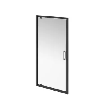 Купить Душевая дверь Vetro, распашная, универсальная, черный матовый, 1000x1950 мм, Kerama Marazzi в интернет-магазине Akvilon.kz