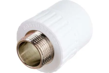 Купить Муфта полипропиленовая комбинированная d 32x3/4" наружная резьба, РТП в интернет-магазине Akvilon.kz