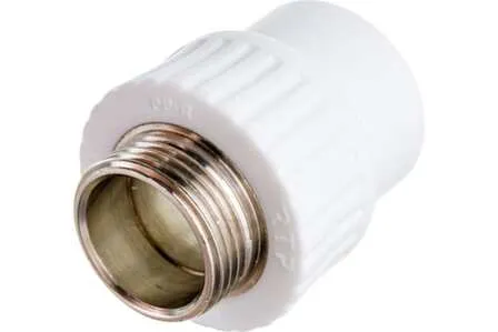 Купить Муфта полипропиленовая комбинированная d 32x1 наружная резьба, РТП в интернет-магазине Akvilon.kz