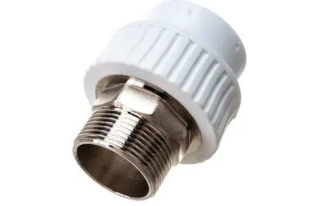 Купить Муфта полипропиленовая комбинированная d 40x1 1/4", под ключ, наружная резьба, РТП в интернет-магазине Akvilon.kz